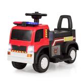 Costzon Kids Ride On Fire Truck  6V Battery