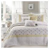 Vanessa 6 Piece Yellow Cotton Percale King Cal