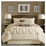 Madison Park Laurel 7 Piece Comforter Set Ivory