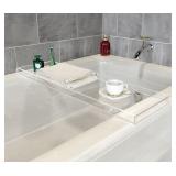 ONELUX Durable Clear Acrylic Towel Tray Lucite