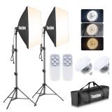 Torjim Softbox Photography Lighting Kit  2Pcs 27