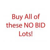 Lots 176 - 233 Bid to Buy All the No Bid Lots