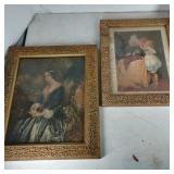 (2) Ornate Gilt Frames