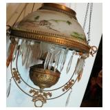 Antique Hanging Oil Lamp Previous Selkirk Lot