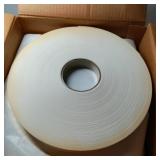 (11) 1"x72 Yrd White Foam Tape Rolls Double Sided