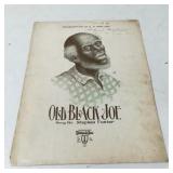 1905 Old Black Joe Black Americana Sheet Music