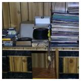 Records, 8 Track Tapes, 45s, Stereo Speaker