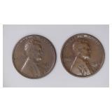 2 - 1924-D Lincoln Head Wheat Cents