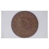 1830 Large Cent Medium Letters