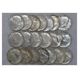 Roll of Silver JFK Kennedy Half Dollars