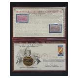 1987 Commemorative US Constituion Coin - 24k Gold