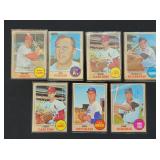 7- 1968 Topps #145, #220, #250, #330, #385, #408,