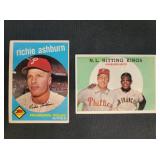 2 - 1959 Topps #300 #317