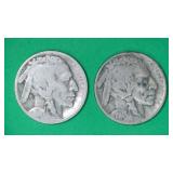 1914 and 1914-S Buffalo Nickels