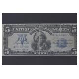 1899 $5 Silver Certificate FR-279 Indian Chief Not