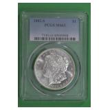 1882-S Morgan Silver Dollar PCGS MS 63