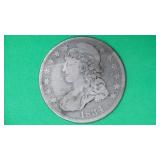 1834 Lerge Date, Small Letters Capped Bust half