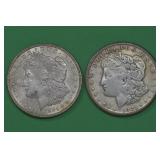 1921 and 1921-S Morgan Silver Dollars