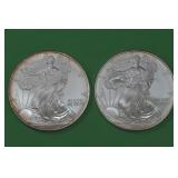 2007 and 2008 ASE Silver Eagles