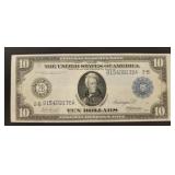 1914 $10 Federal Reserve Note FR-908