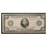 1914 $20 Federal Reserve Note FR-975