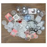 Large Group of Plastic Coin Capsules