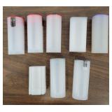 8- Large Heavy Plastic Coin Holder Tubes