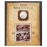 1891 Morgan Silver Dollar Wild West