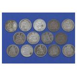 14- Mixed Seated Liberty Dimes