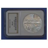 2002 ASE Silver Eagle NGC MS 69