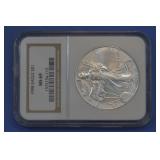 1998 ASE Silver Eagle NGC MS 69