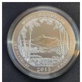 2013 ATB NH White Mountain .999 Ag Round 5 ozt