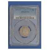 1912-S Liberty Head V Nickel PCGS F12