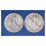 1916 and 1916-D Walking Liberty Half Dollars