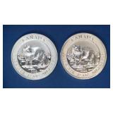 (3 ozt TW) 2- Can $8 Wolf .999 Silver Rounds 1.5 o