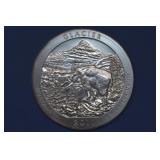 2011 ATB Glacier NP, MT .999 Silver Round 5 ozt