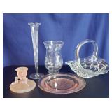 Mixed Lot Elegant Glassware