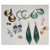 Lot Fashion Jewelry Pierced Earrings mixed media