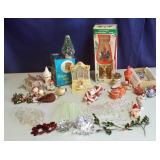 Lot Vintage Christmas Decorations