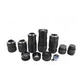 11 VARIOUS PHOTOGRAPHIC LENSES