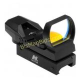 NcSTAR Red Four Reticle Reflex Optic Black