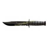 KBAR FIGHTING KNF 7" W/SHTH BLK SER