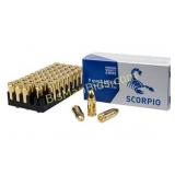 SCORPIO AMMO 9MM 115GR FMJ - 400 Rounds