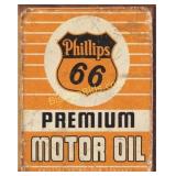 Phillips 66 12.5in x 16in Tin Sign