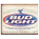 Bud Lite 12.5in x 16in Tin Sign