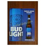 Bud Lite 12.5in x 16in Tin Sign