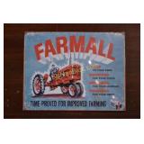 Farmall 12.5in x 16in Tin Sign