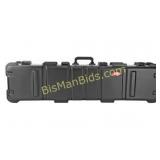 SKB DOUBLE RIFLE CASE W/WHLS 22LBS