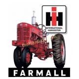 IH Farmall 12.5in x 16in Tin Sign