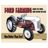 Ford Farming 12.5in x 16in Tin Sign